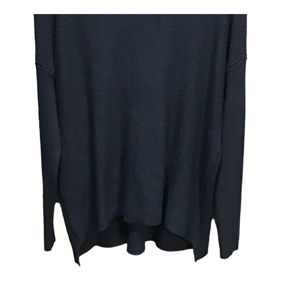 Devotion by Cyrus Women’s Black Cowl Neck Ribbed Tunic Sweater Size Medium NWOT - Picture 9 of 15